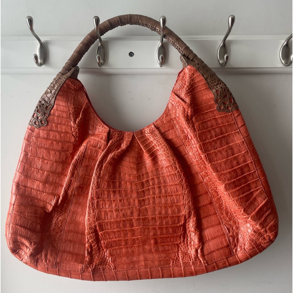 Authentic Nancy Gonzalez Crocodile Hobo Bag